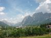 Cortina d'Ampezzo kommt immer näher (im Hintergrund die "Tofane"), nun sind es noch ca. 50 km bis Longarone