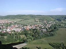 Ein Oberegger unterwegs auf dem Saale-Radweg