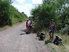 Ein Oberegger unterwegs auf dem Saale-Radweg