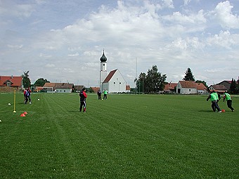 Sport- und Schützenheim Oberegg mit Sportgelände Oberegg